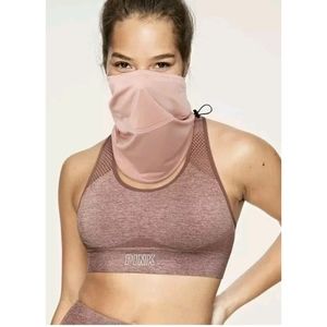 New Victoria's Secret Pink light pink Face and Neck Gaiter